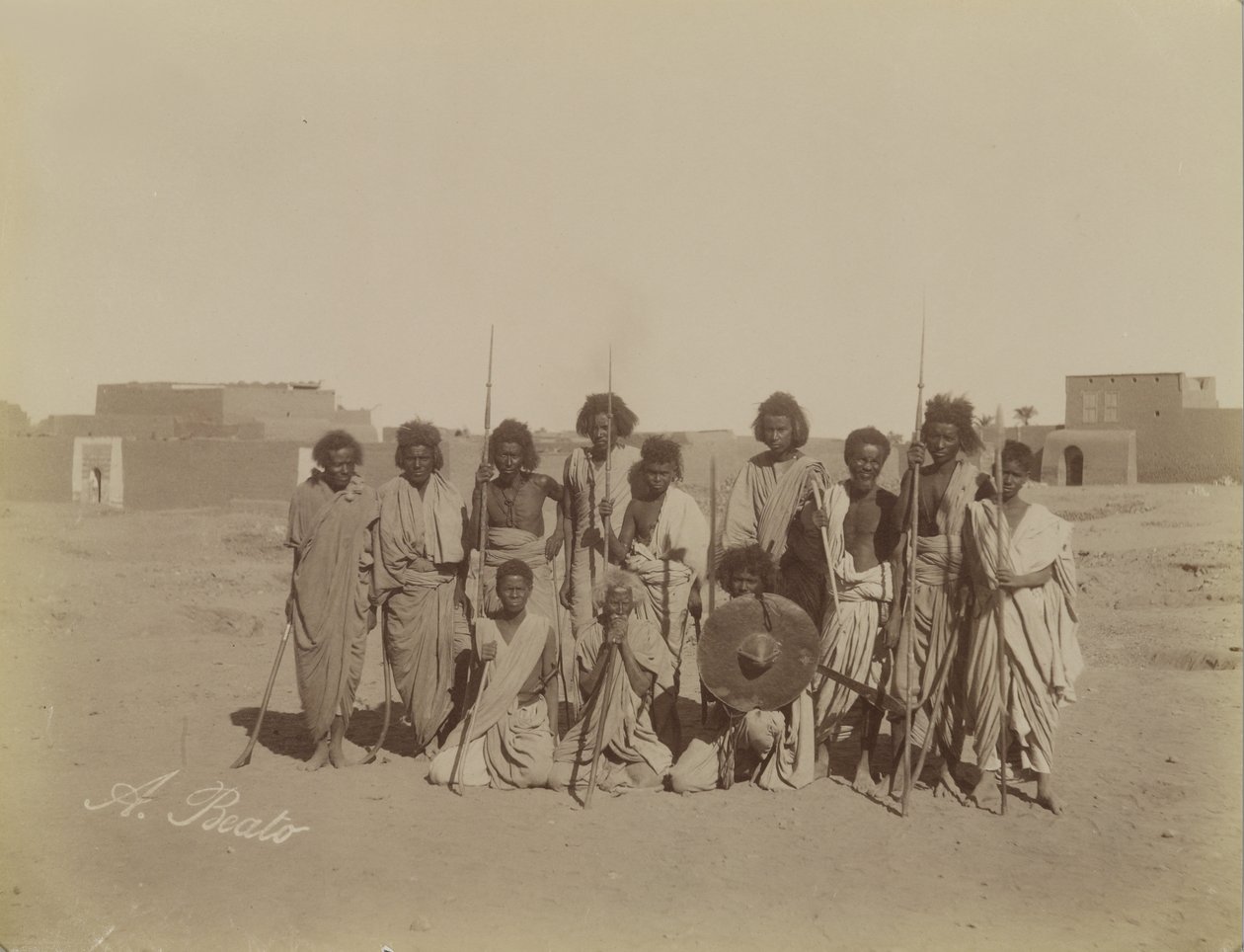 Isicharierne, Egypten af Antonio Beato