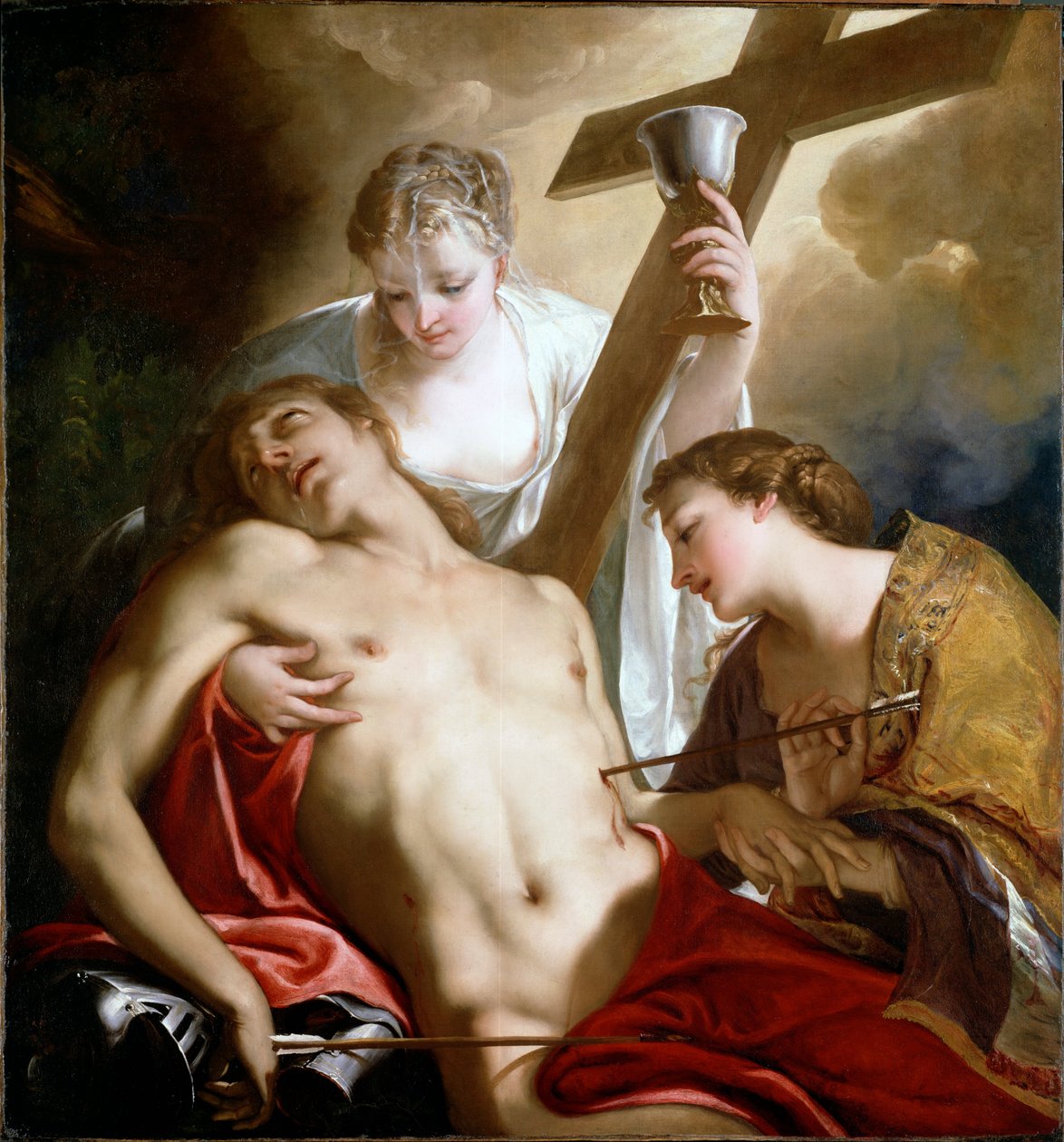 Sankt Sebastian af Antonio Bellucci