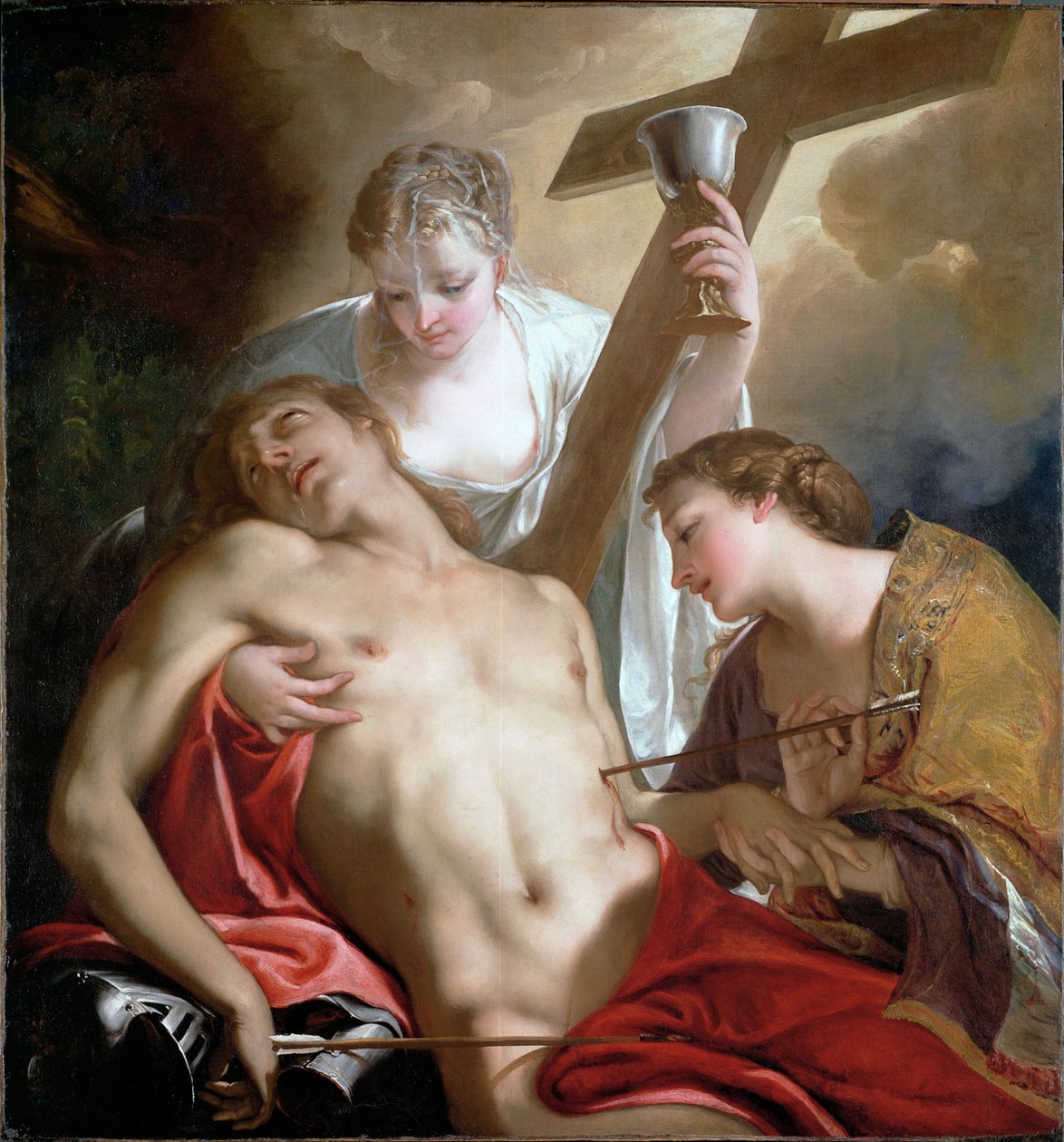 Sankt Sebastian af Antonio Bellucci