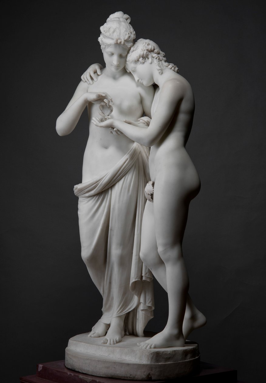 Amor og Psyche, 1808. af Antonio Canova