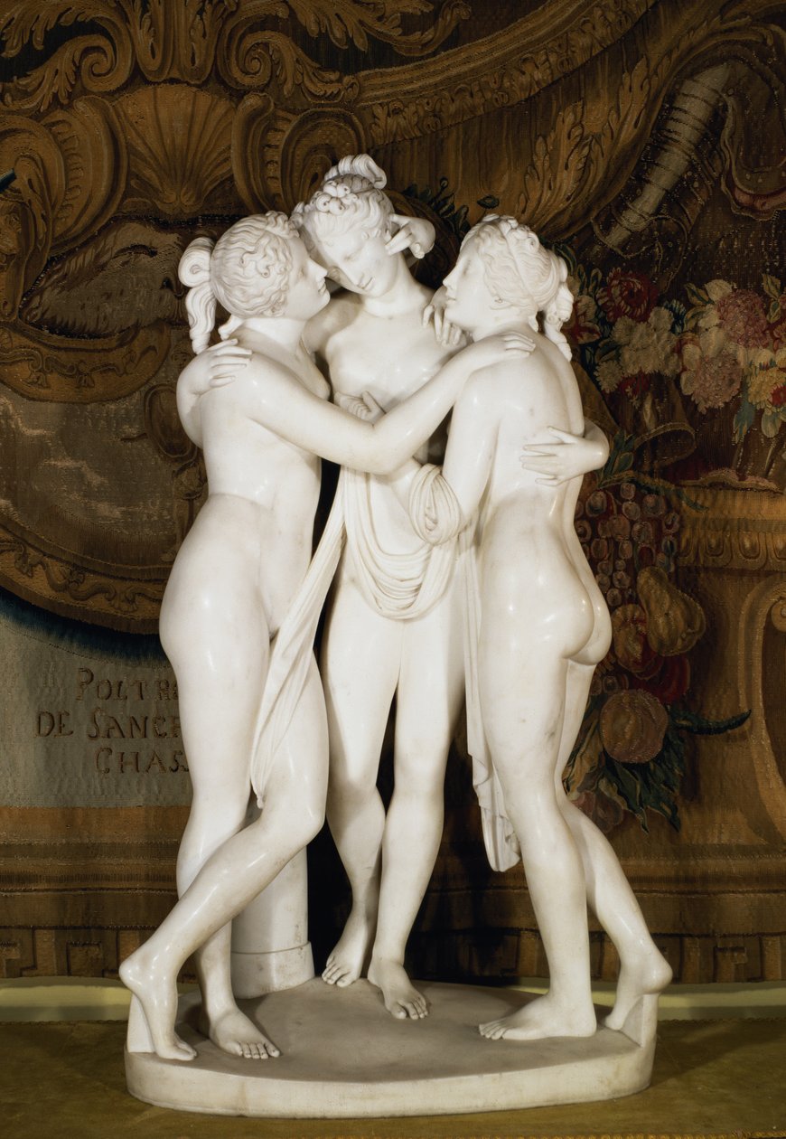 Three Graces (marmor) af Antonio Canova