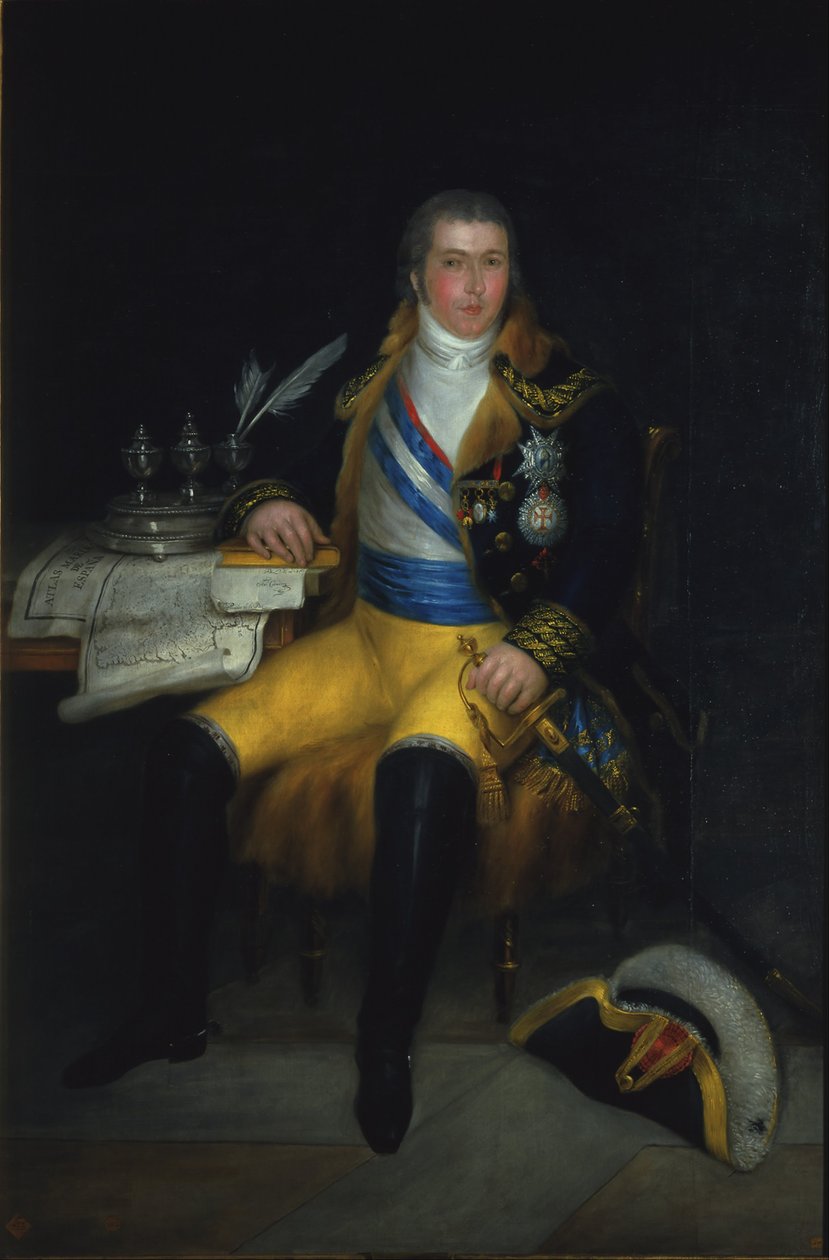 Portræt af Don Manuel Godoy af Antonio Carnicero