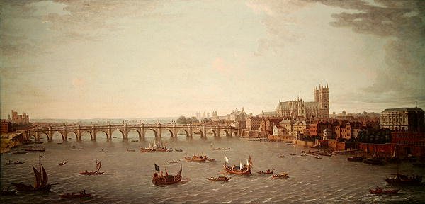 Westminster (olie på lærred) af Antonio Joli