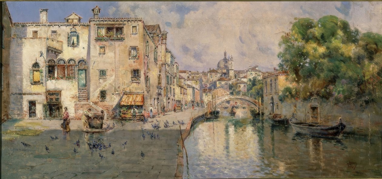 Udsigt over Venedig af Antonio Maria de Reyna Manescau