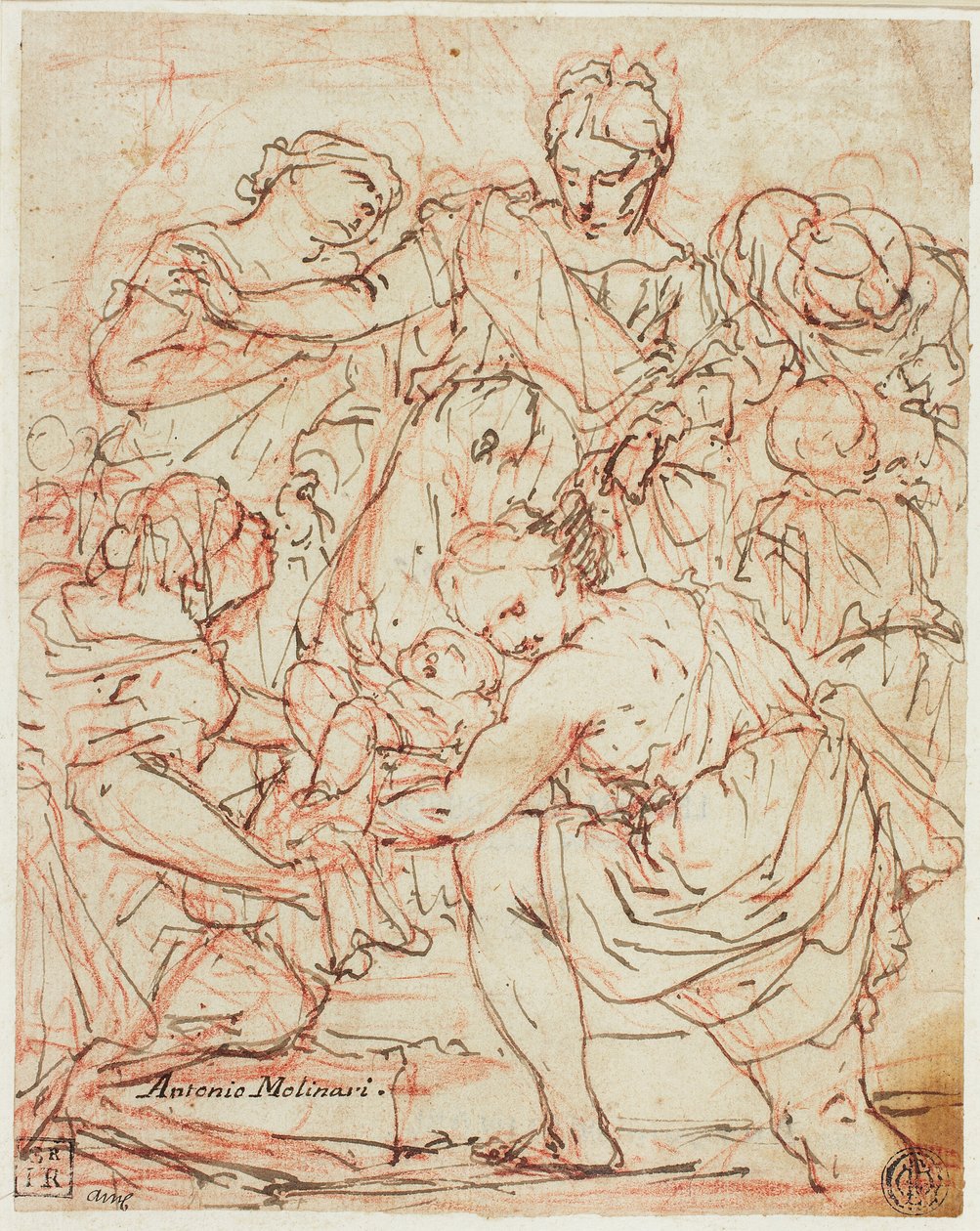 Fund af Moses af Antonio Molinari