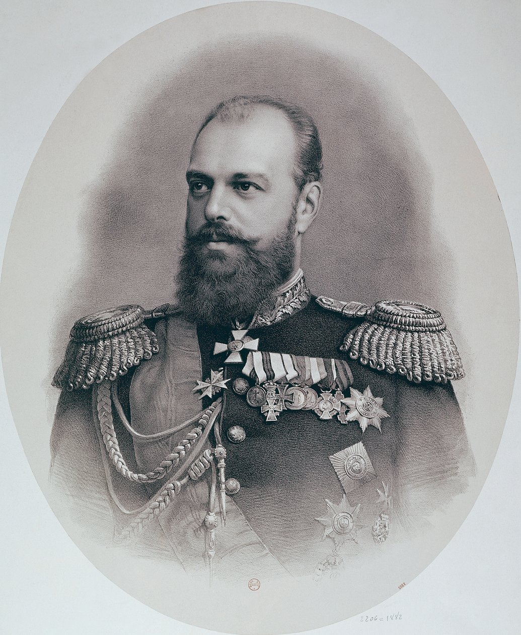 Kong Charles Albert i Porto (Torino af Antonio Puccinelli