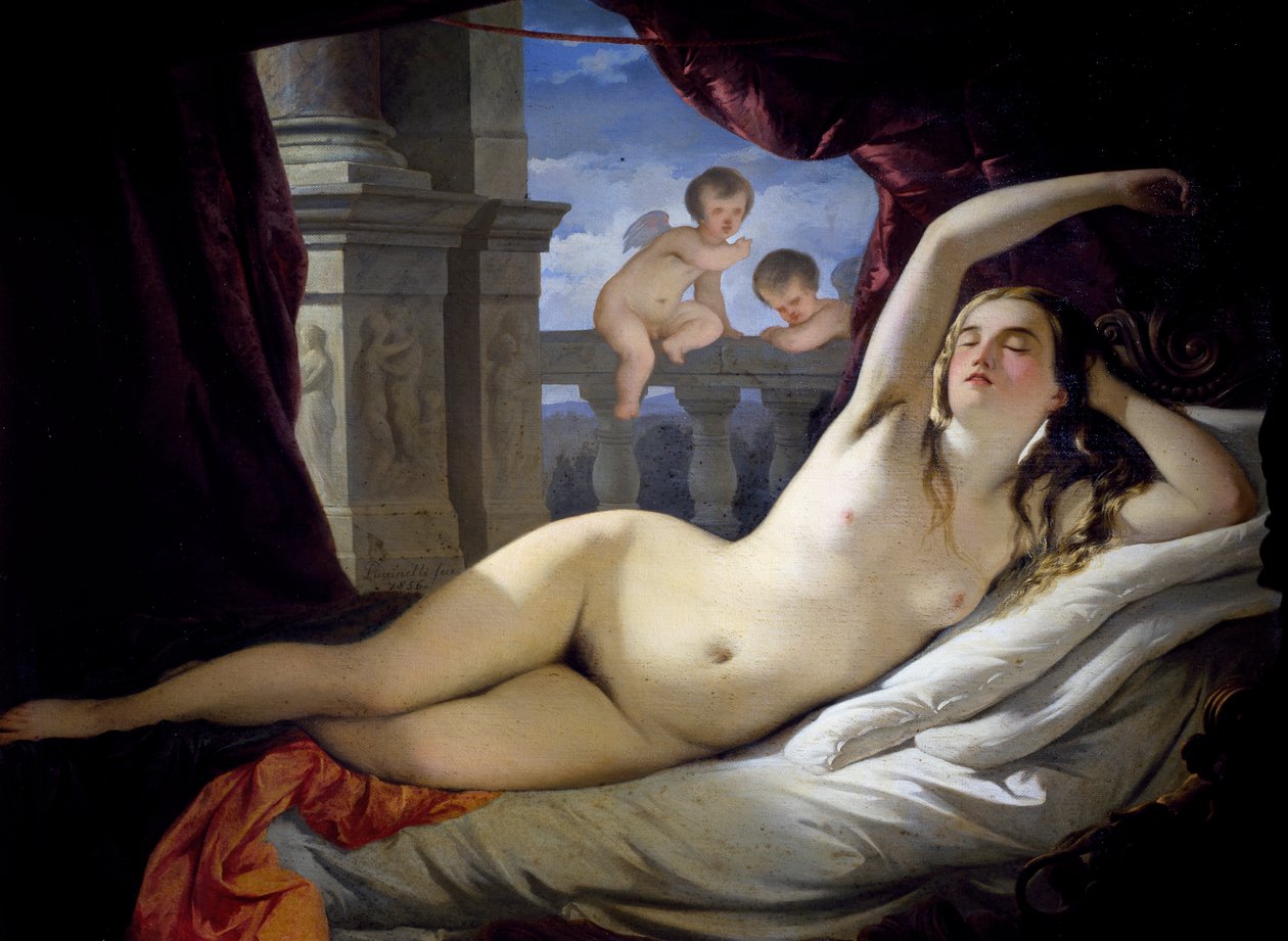 Sovende Venus af Antonio Puccinelli
