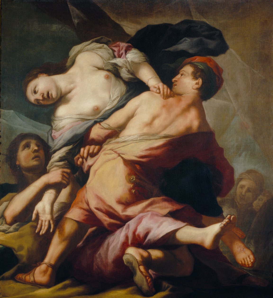 En voldtægtsscene af Antonio Zanchi