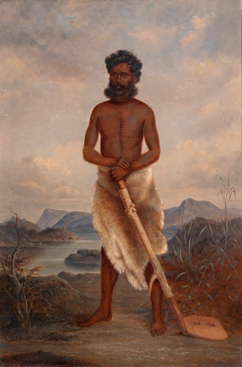 australsk mand, ca. 1893. af Antonio Zeno Shindler
