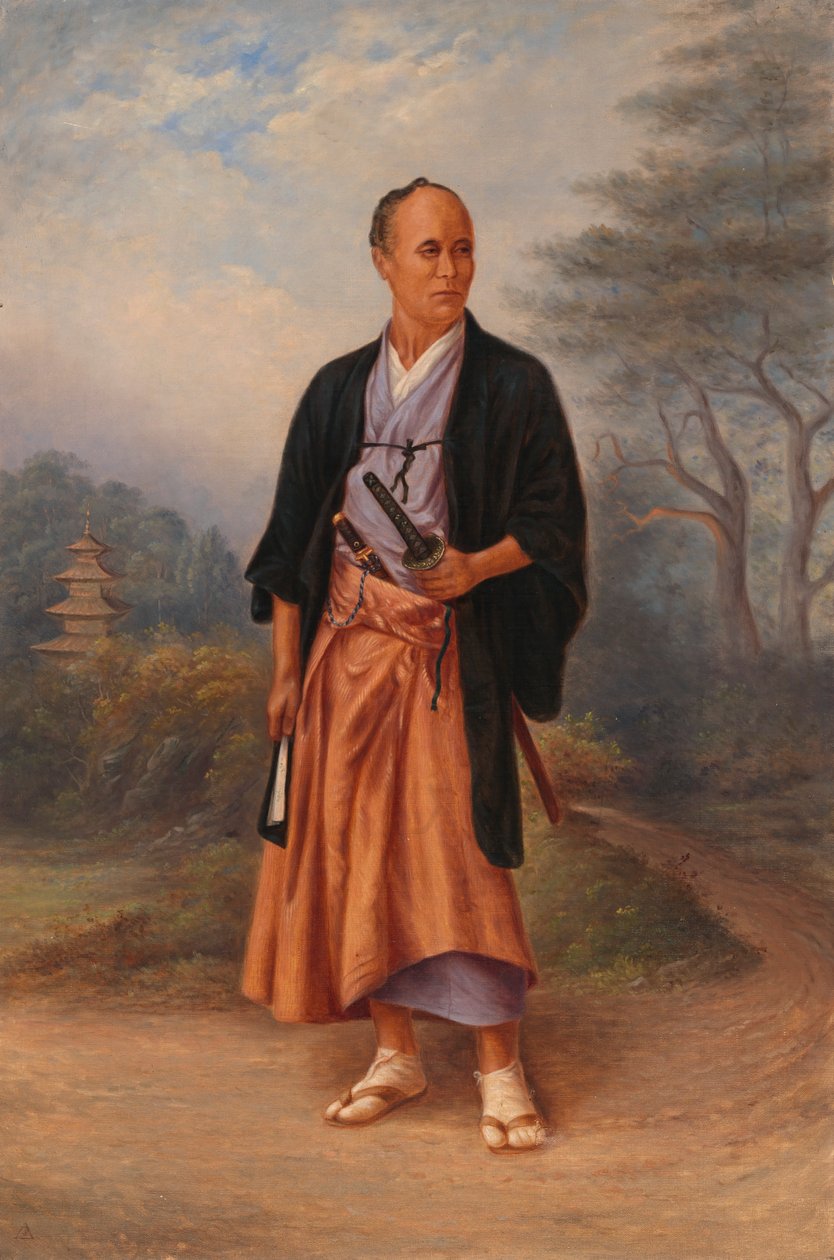 Japansk mand, ca. 1893. af Antonio Zeno Shindler