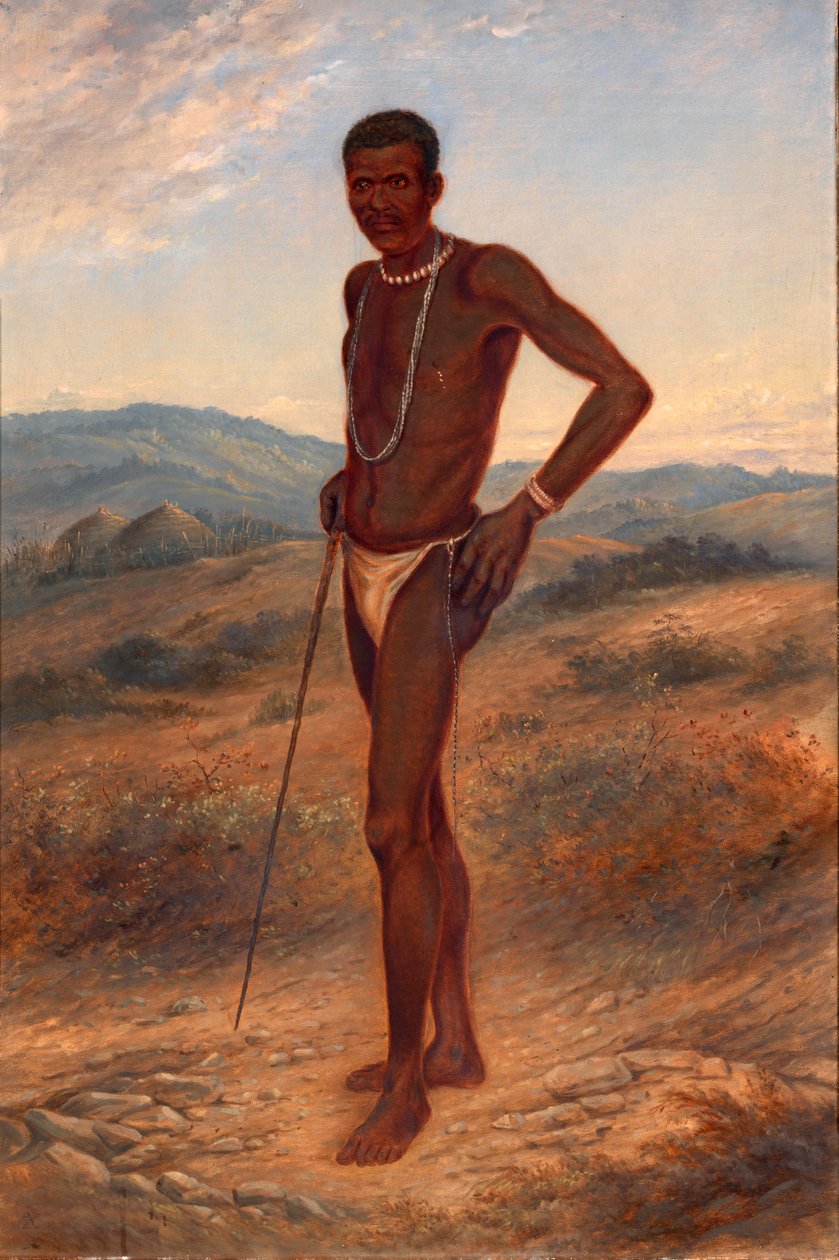 Kaffir Man, ca. 1893. af Antonio Zeno Shindler