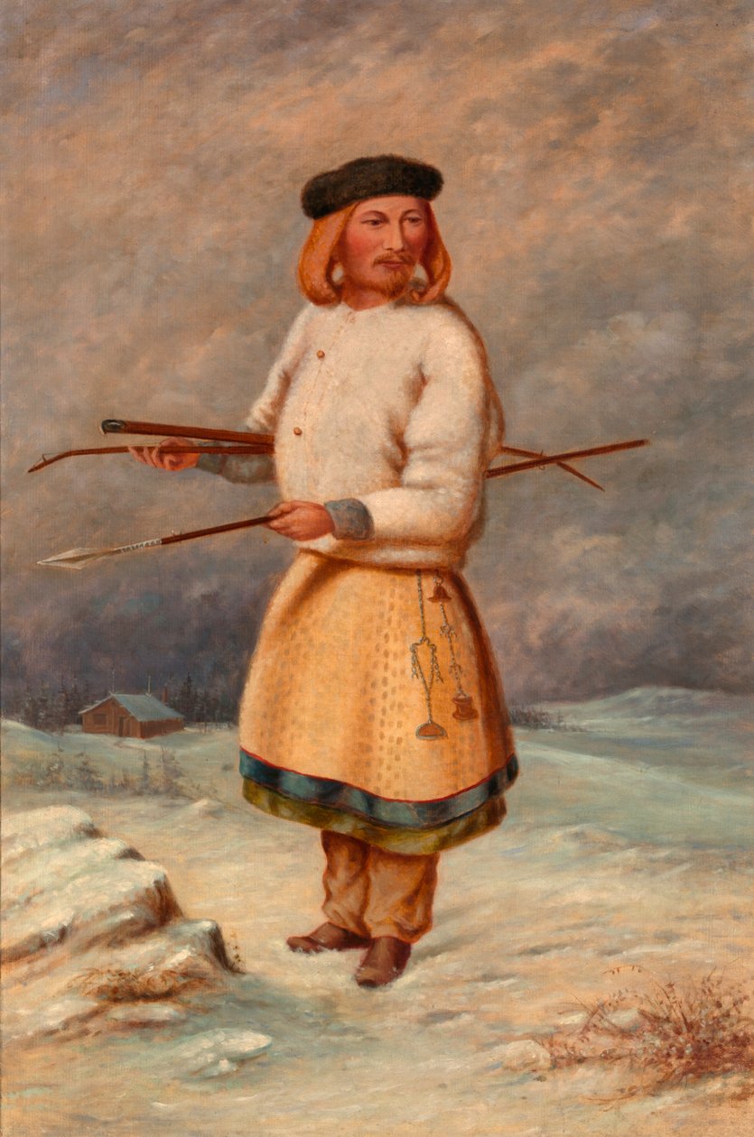 Litauisk mand, ca. 1890-1899. af Antonio Zeno Shindler