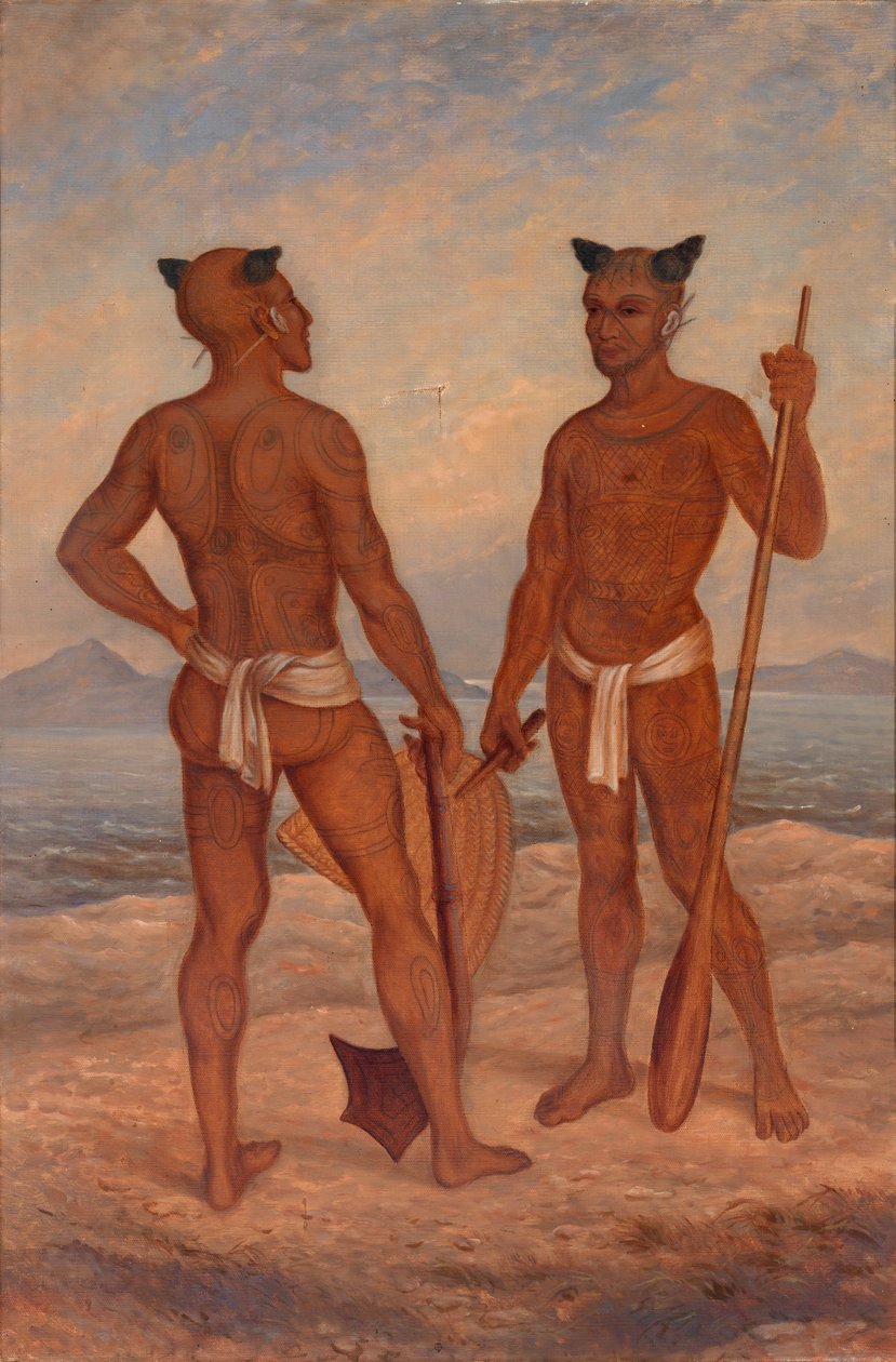 I Marquesan, Ca. 1893. af Antonio Zeno Shindler