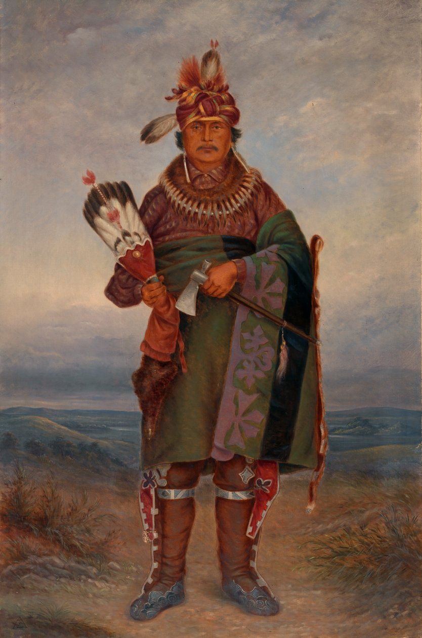 Sac og Fox Indian, ca. 1893. af Antonio Zeno Shindler