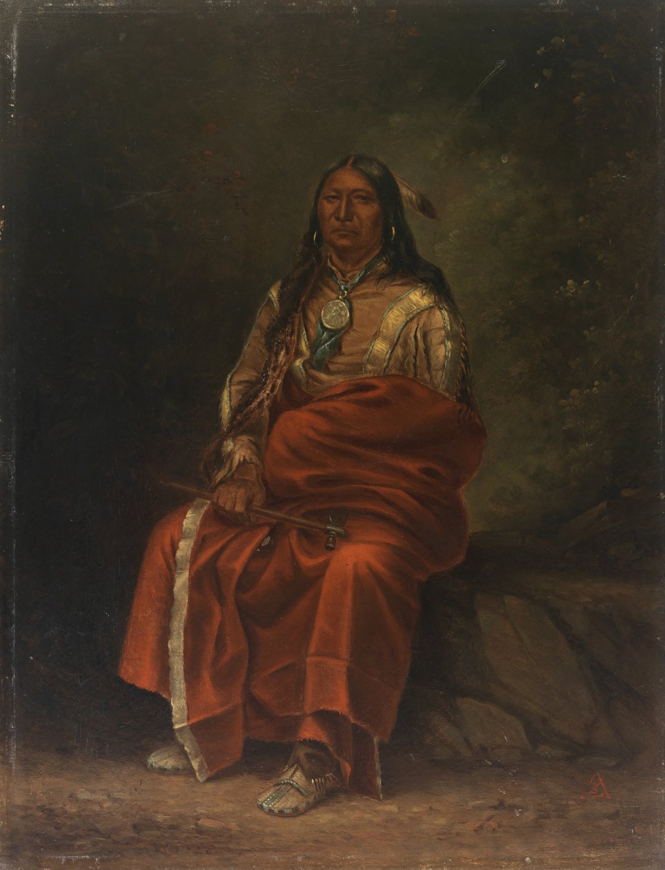 Plettet hale, ca. 1887. af Antonio Zeno Shindler