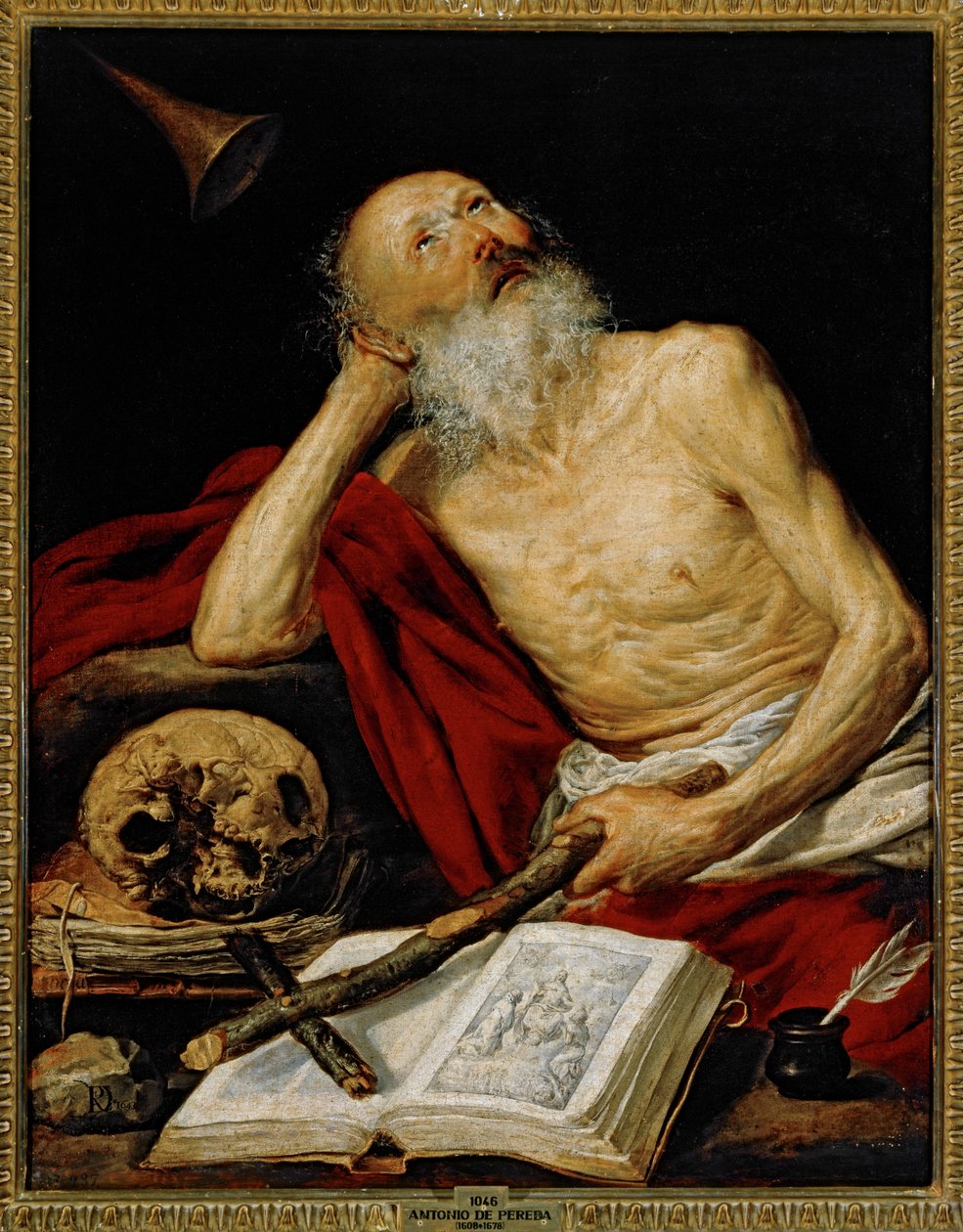 Sankt Hieronymus ... (maleri på lærred) af Antonio de Pereda