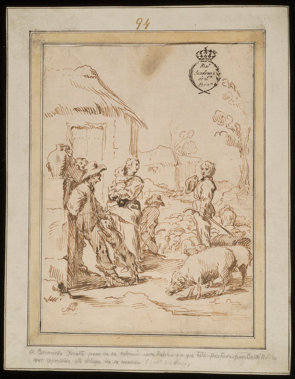 Hyrder Scene af Antonio del Castillo y Saavedra