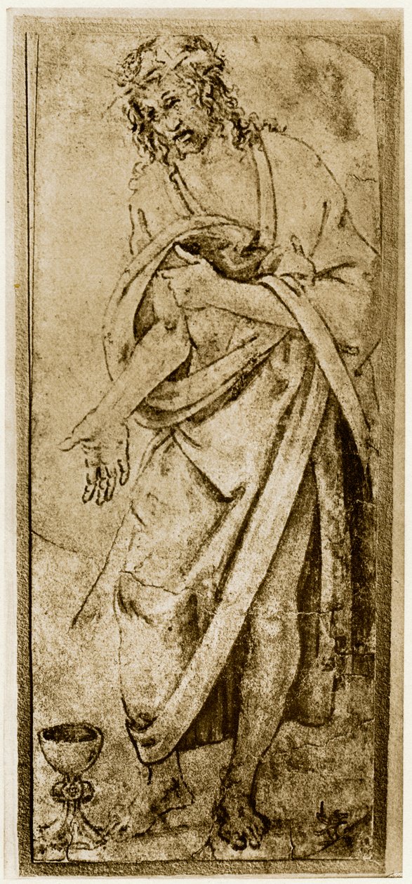 Kristus og kalken, 1913. af Antonio Pollaiuolo