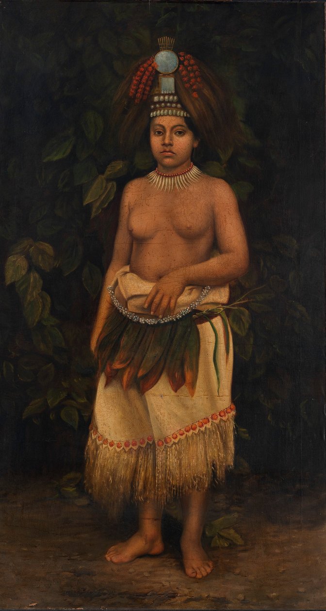 Samoansk kvinde af Antonion Zeno Shindler