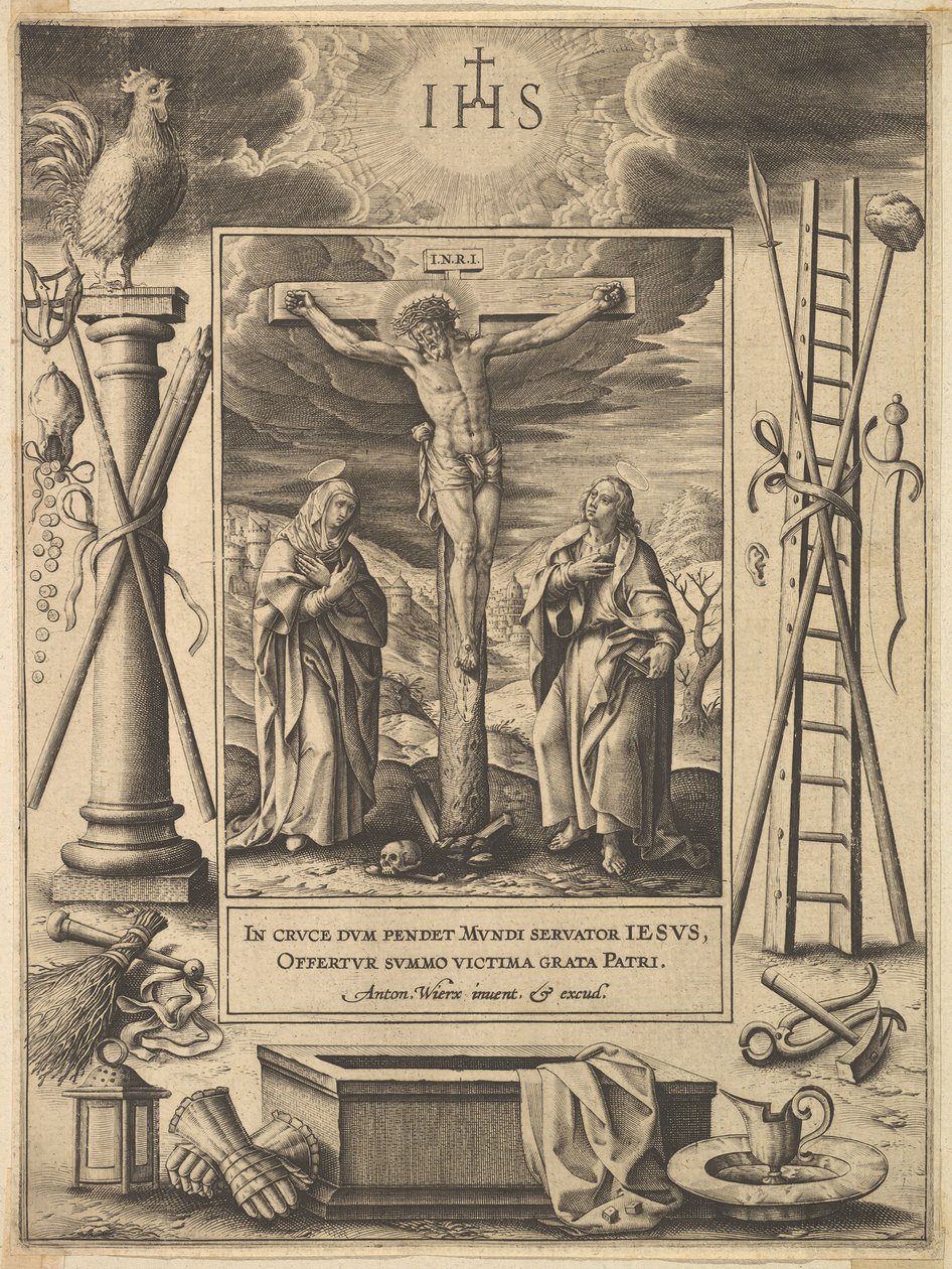 Kristus på korset, før 1604. af Antonius Wierix