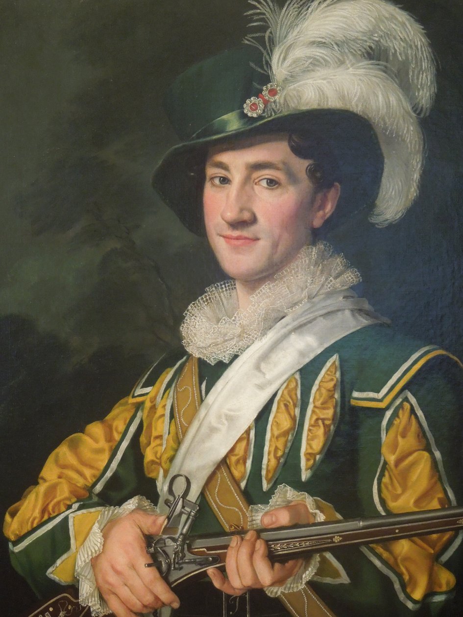 Alois Jelen i Max -rollen fra Der Freischütz (1826) af Antonin Machek