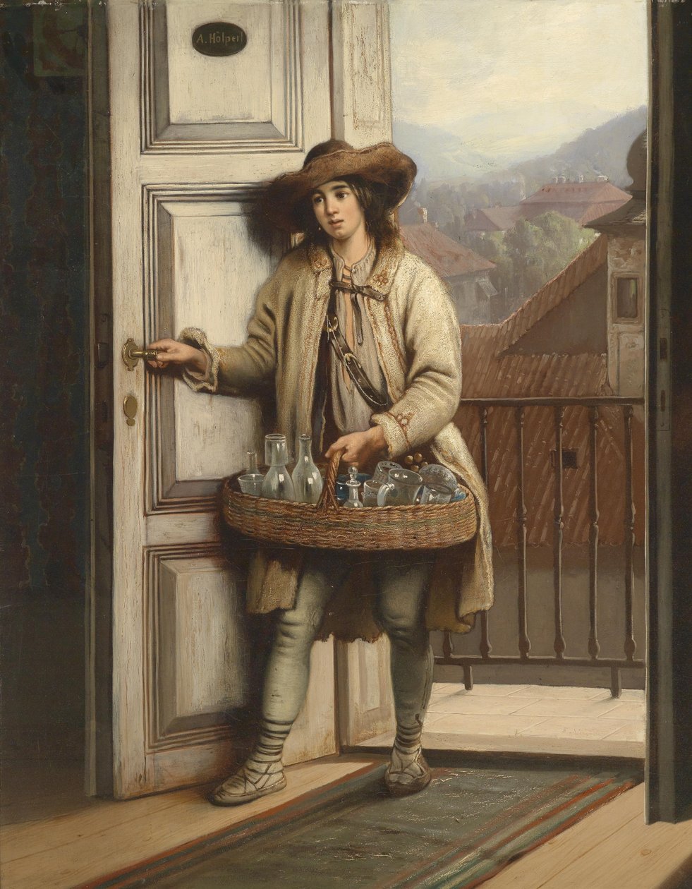 Tysk: Slovakisk glassælger Slovakisk glassælger af Antonín Hölperl