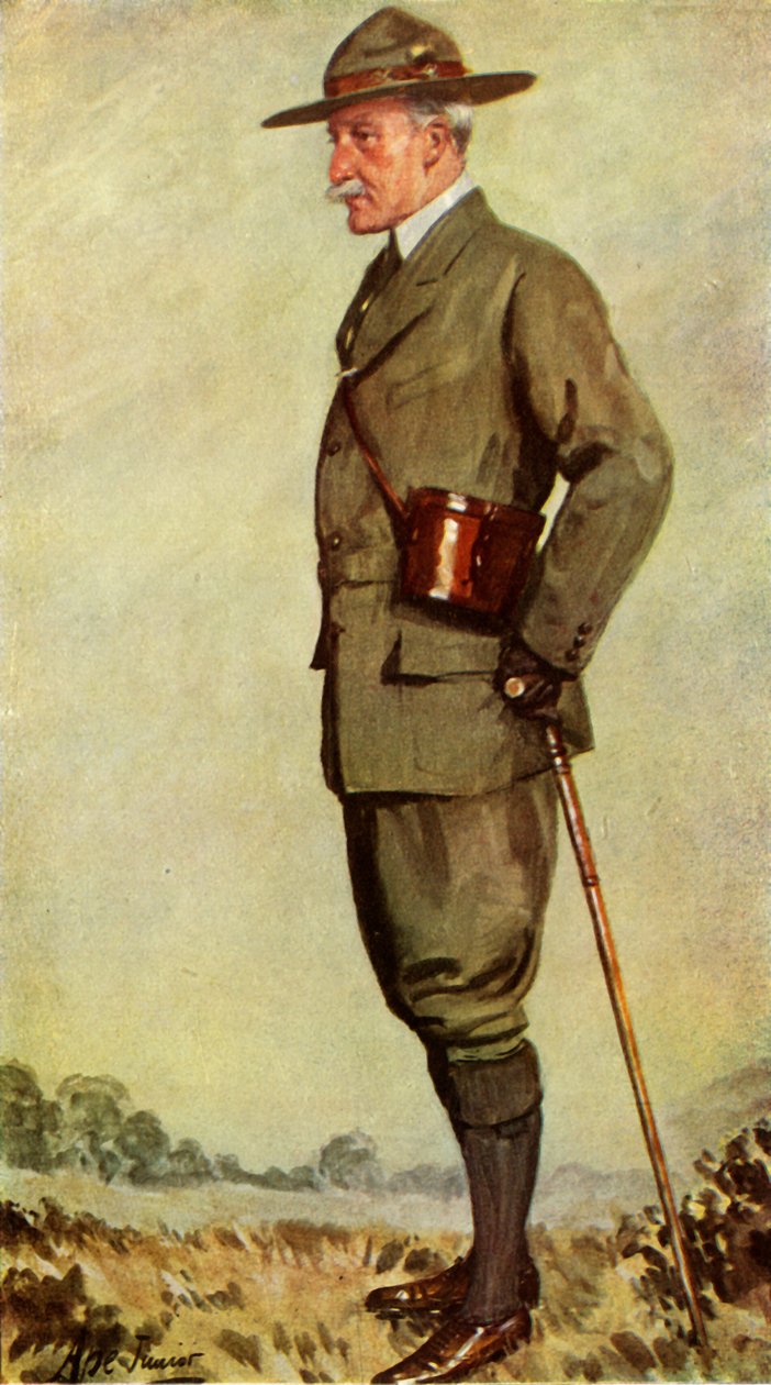 Lord Baden-Powell, 1911, 1944. af Ape Junior