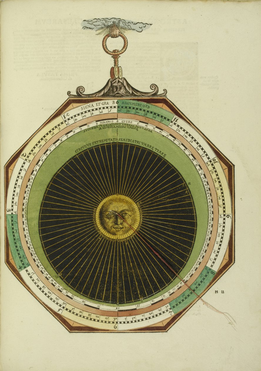 Astronomicum Caesareum, 1540dani af Apian