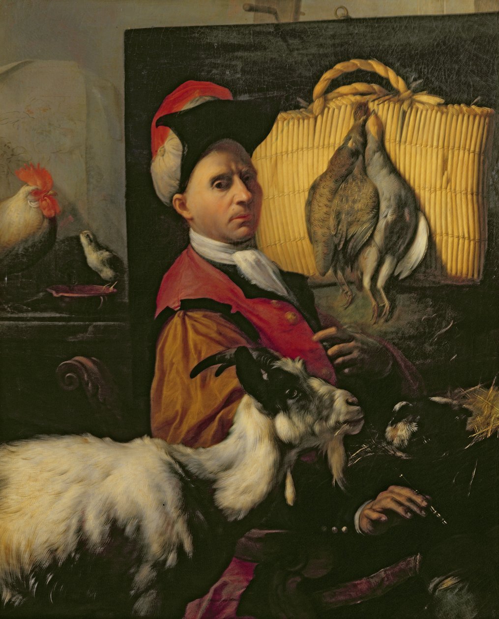 Selvportræt, ca.1713 af Arcangelo Resani