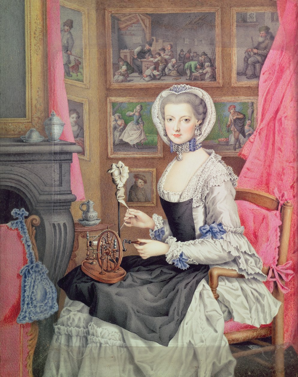 Selvportræt, 1776 af Archduchess of Austria Maria Christine