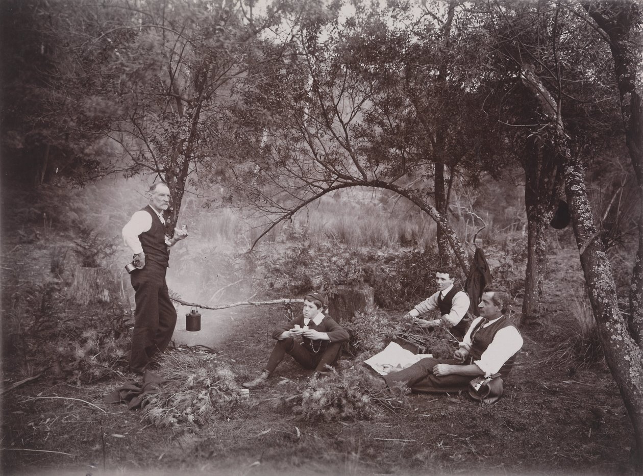 Indsamling af Wattle af Archibald James Campbell