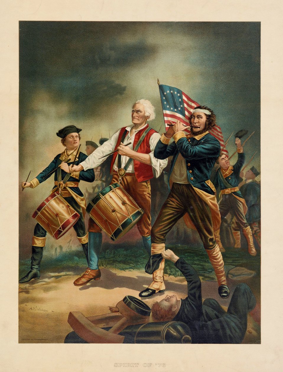 Spirit of 76, pub. 1898 af Archibald Willard