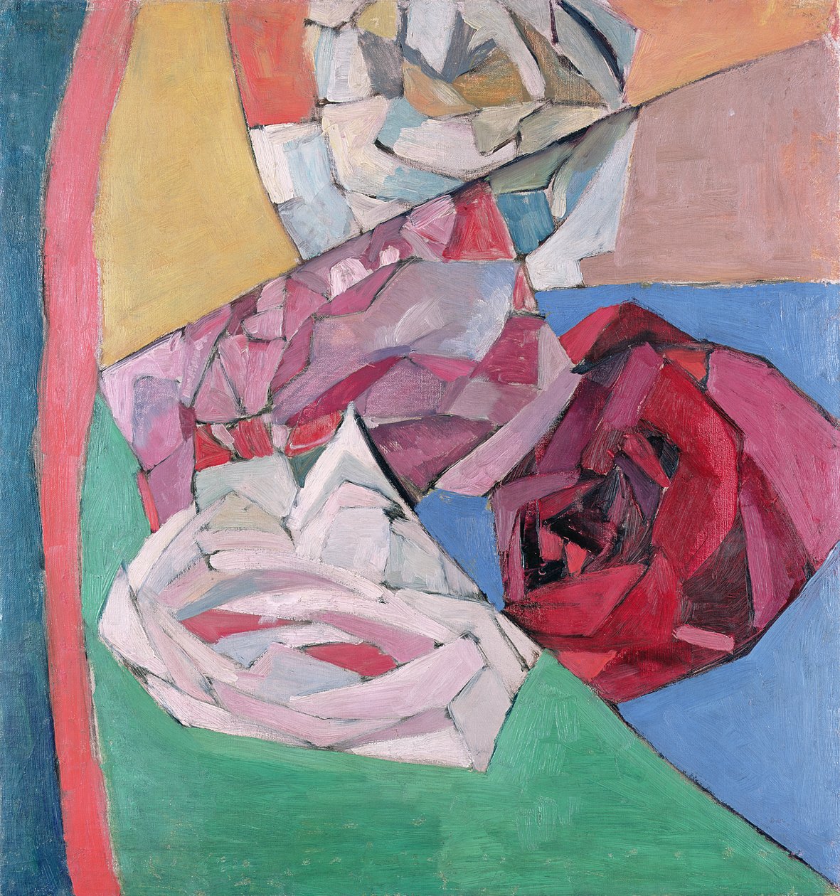 Komposition, c.1914-16 af Aristarkh Vasilievic Lentulov
