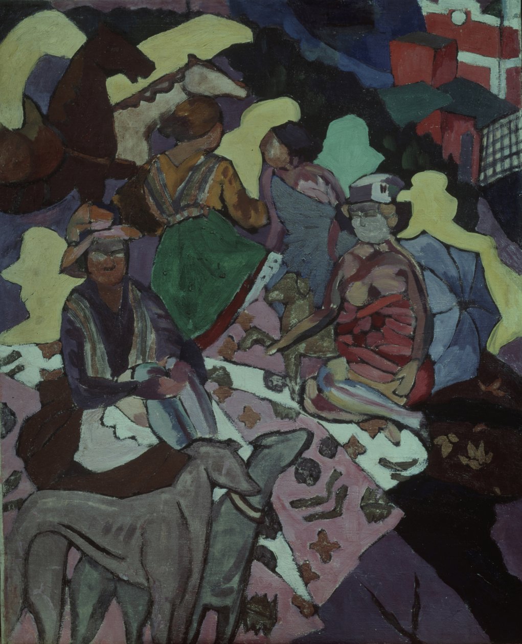 Ved havet, 1915-1916 af Aristarkh Vasilievic Lentulov