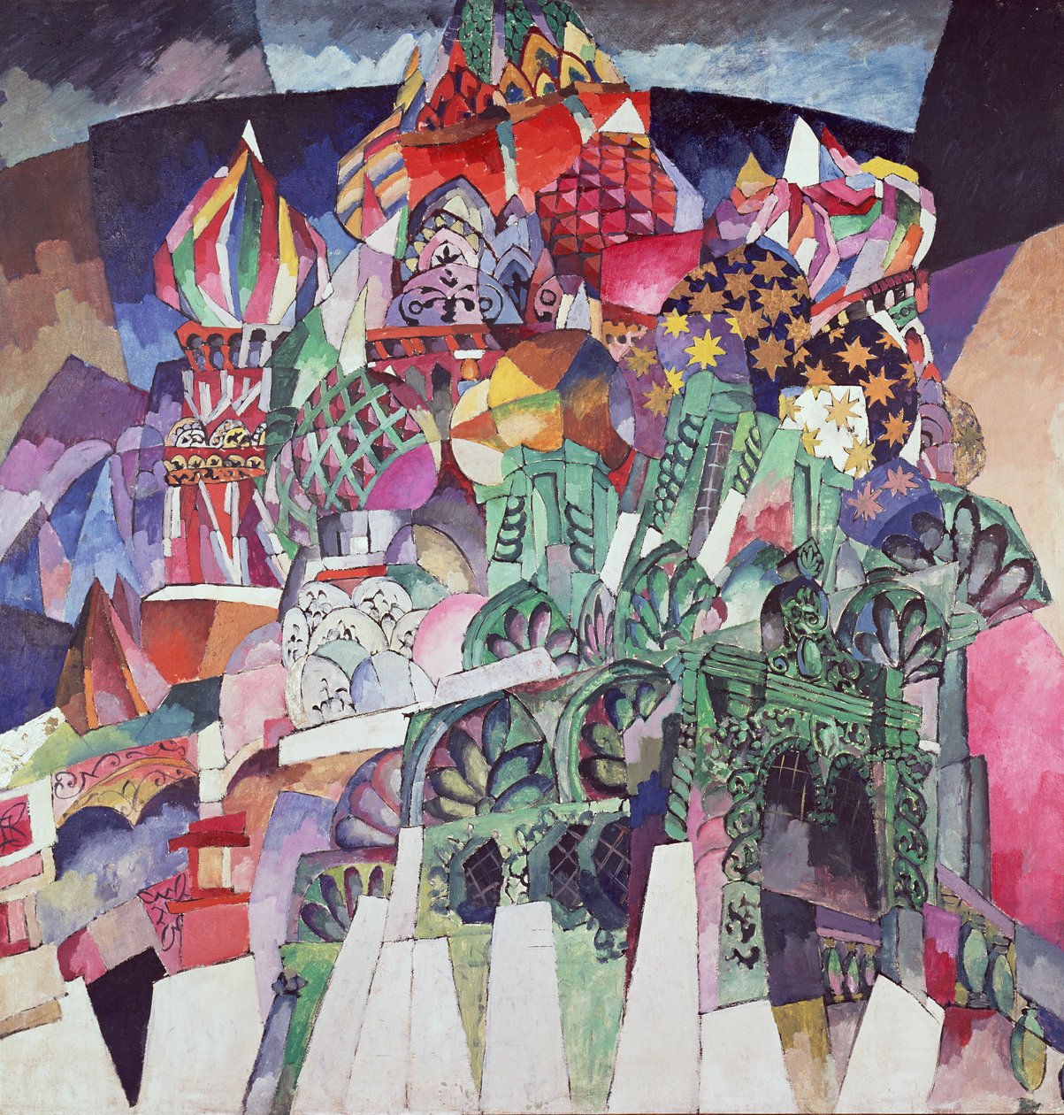 Basil den velsignede katedral af Aristarkh Vasilievic Lentulov