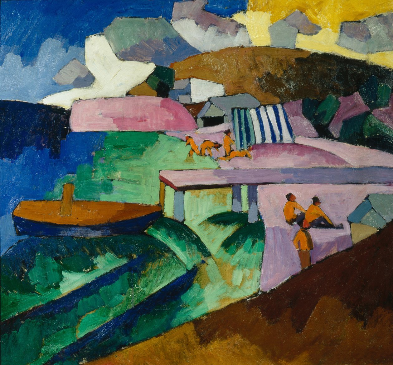 Strand, 1912 af Aristarkh Vasilievic Lentulov