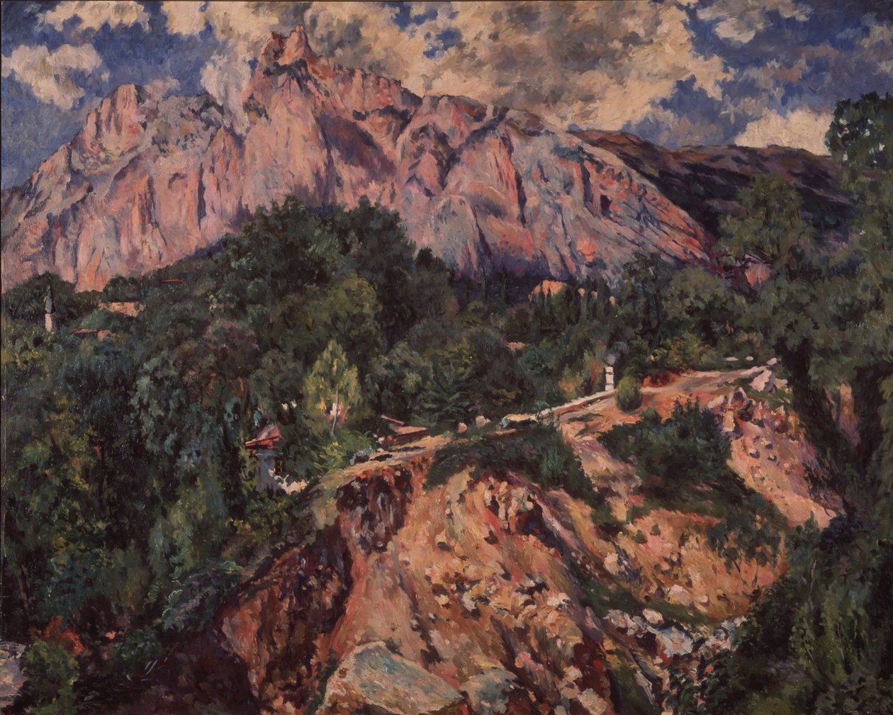 Ai-Petri-bjerget, 1926 af Aristarkh Vasilyevich Lentulov