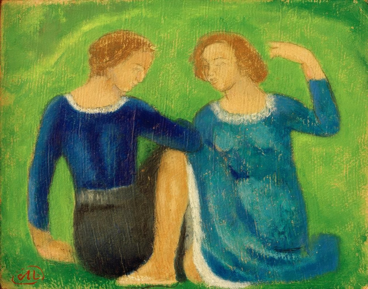 Les deux sours (De to søstre) af Aristide Maillol