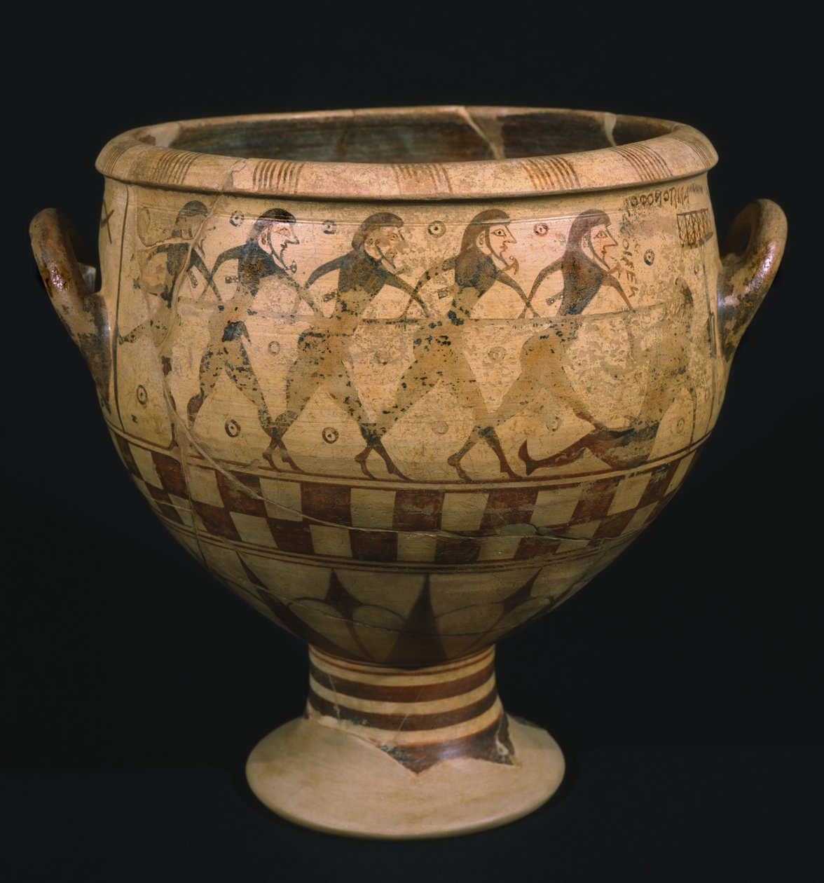 Krater med Odysseus blænder Polyphemus (keramik) af Aristonothos