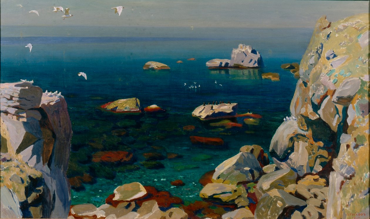 Rolig, 1917 af Arkadij Aleksandrovic Rylov