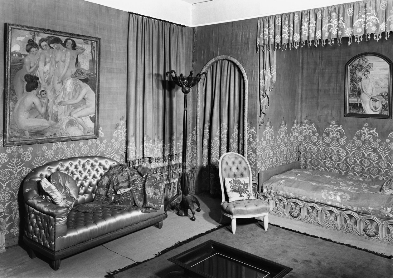 Soveværelse tilhørende Jeanne Lanvin (1867-1946) ca. 1920-25 af Armand Albert Rateau