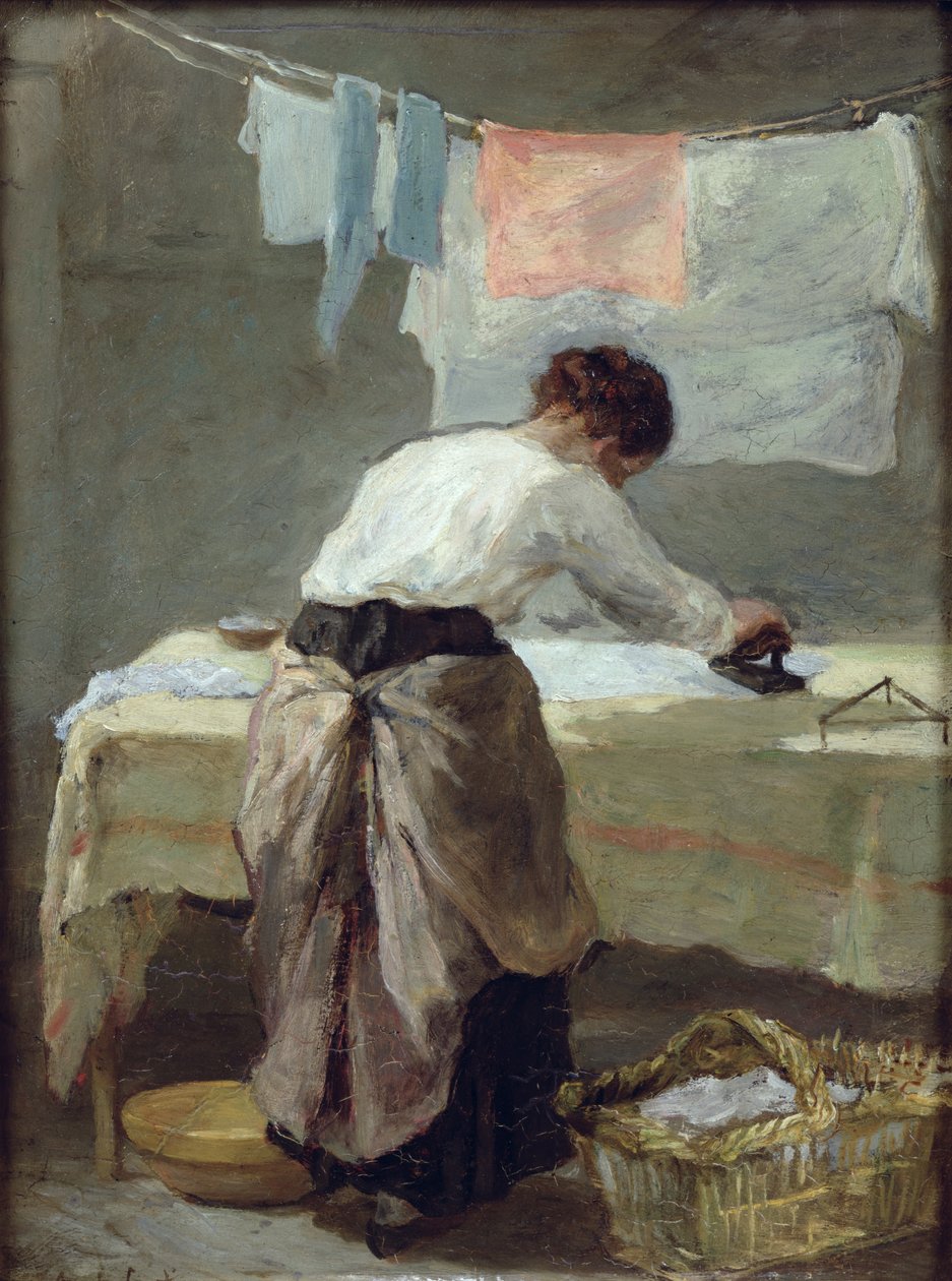 Kvinde strygning af Armand Desire Gautier