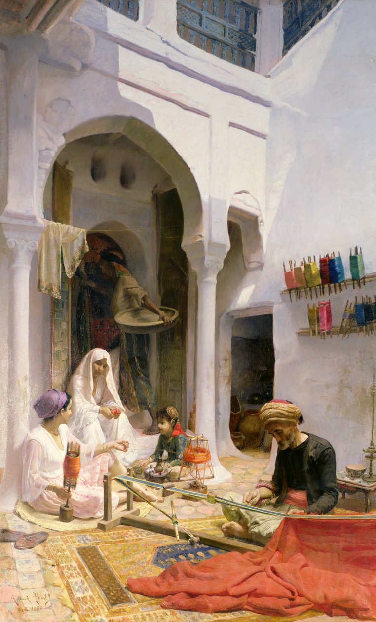 En arabisk væver, 1886 af Armand Point