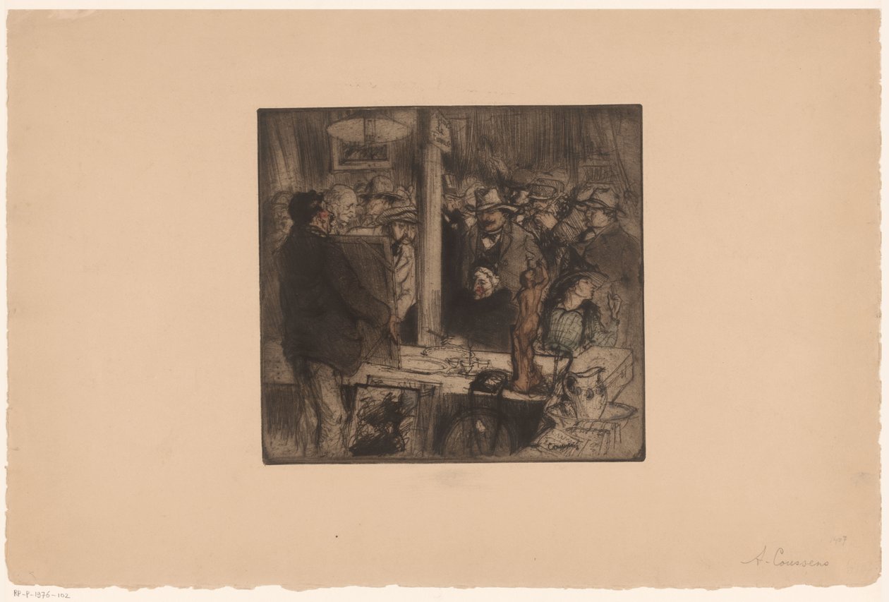 Kunstauktion af Armand Coussens