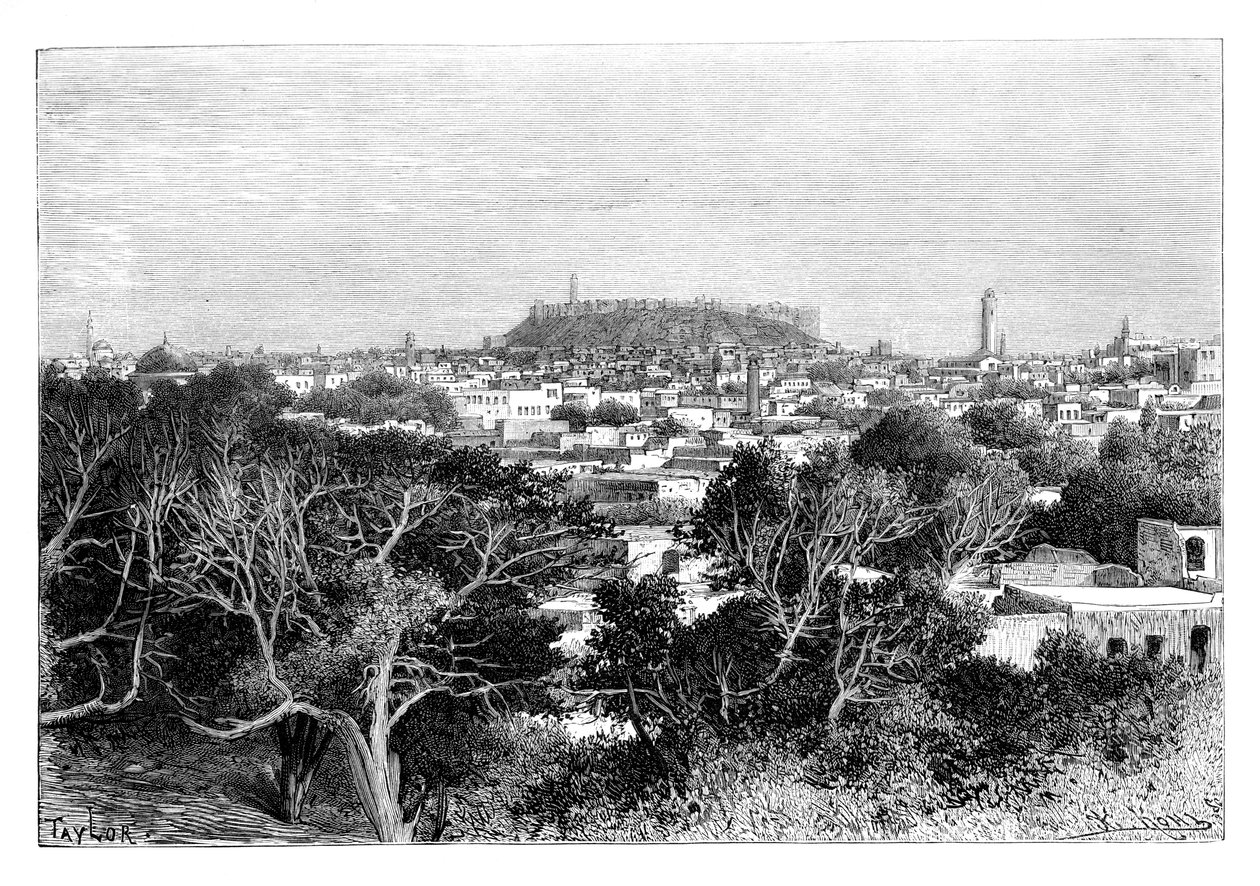 Aleppo, Syrien, 1895. af Armand Kohl