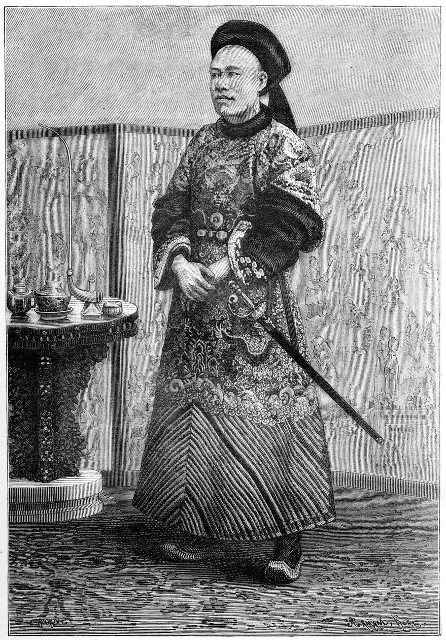 M Tseng, kinesisk minister i Paris, 1895. af Armand Kohl