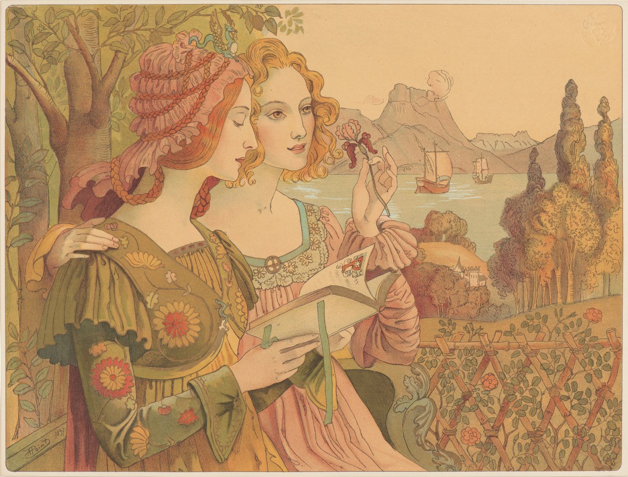 Golden Legend, 1897. af Armand Point