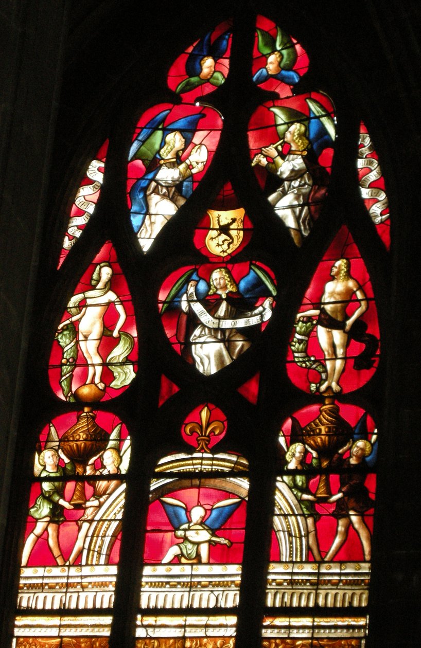 Vindue, 1507-13 (farvet glas) af Arnaud de Moles