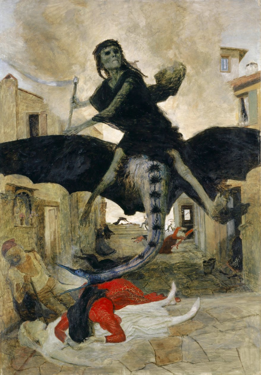 Die Pest af Arnold Böcklin