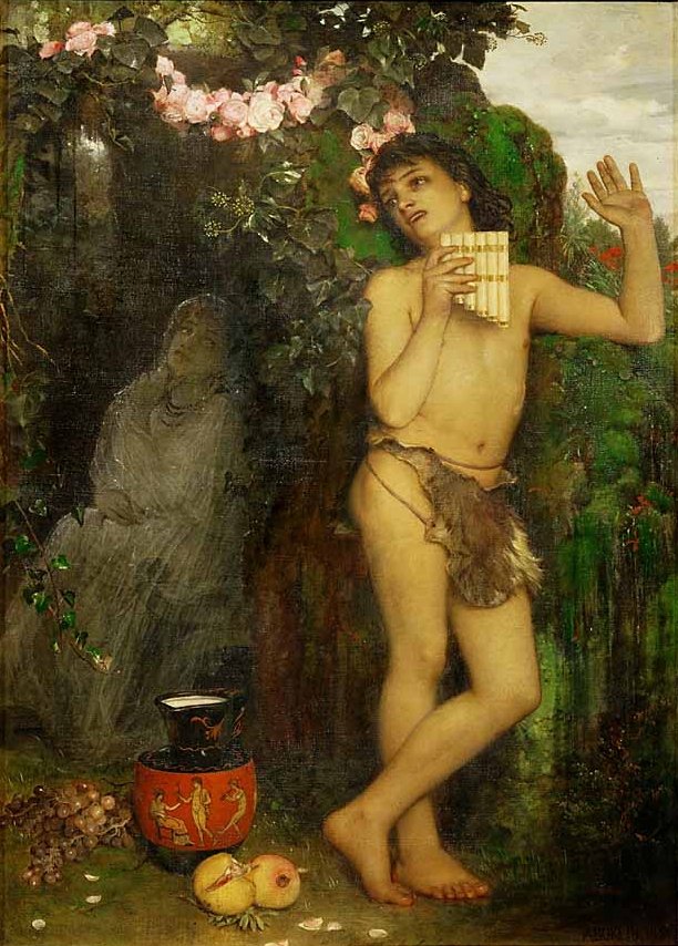 Hyrdens klagesang af Arnold Böcklin
